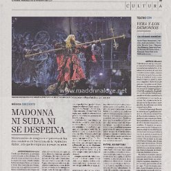 2015 - November - El Mundo - Spain - Madonna ni suda ni se despeina