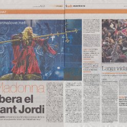 2015 - November - El Periodico - Spain - Madonna liberal el Sant Jordi
