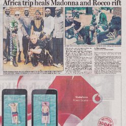 2016 - July - Daily Mail - UK - Africa trip heals Madonna and Rocco rift