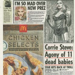 2017 - January - Daily Star - UK - I'm so mad over new prez