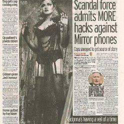 2017 - January - Daily Mirror - UK - Madonna's having a veil of a time