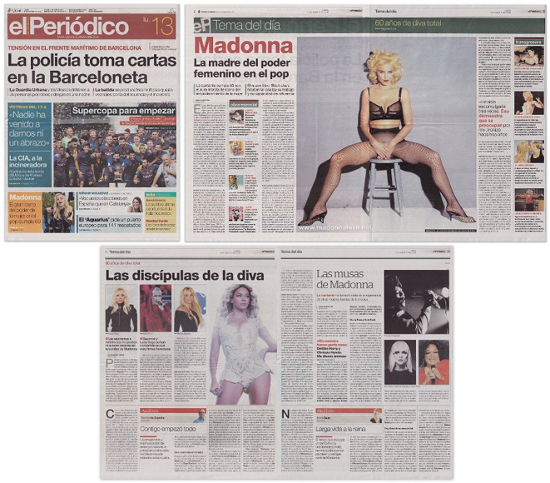 2018 - August - El Periodico - Spain - Madonna la madre del poder femenino en el pop