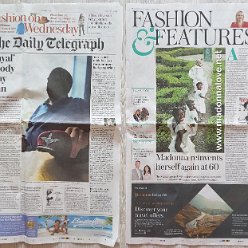 2018 - August - The Daily Telegraph - UK - Madonna reinvents herself again at 60