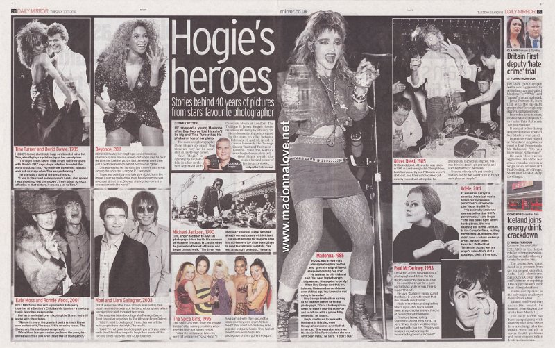 2018 - January - Daily Mirror - Hogies heroes - UK
