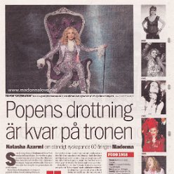 2018 - August - Aftonbladet - Sweden - Popens drottning ar kvar pa tronen