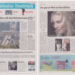 2018 - August - Kolnische Rundschau - Germany - Die ganze Welt ist ihre Buhne