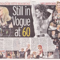 2018 - August - Sunday Mirror - UK - Still in Vogue at 60