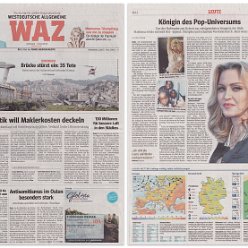 2018 - August - Westdeutsche Allgemeine - Germany - Konigin de Pop-Universums
