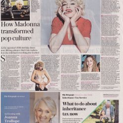 2018 - July - The Daily Telegraph - UK - How Madonna transformed pop culture