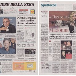 2019 - June - Corriere della sera - Italy - Ciao Bella Madonna