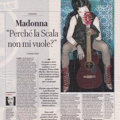 2019 - June - La Repubblica - Italy - Madonna Perche la Scala non mi vuole