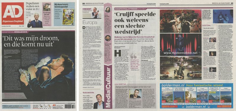 2019 - May - Algemeen Dagblad - Cruijff speelde ook wel eens een slechte wedstrijd - Holland