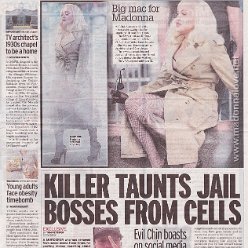 2021 - September - Daily Mirror - Big mac for Madonna - UK