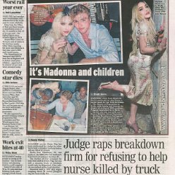 2022 - August - Daily Express - It's Madonna and children - UK