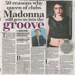 2022 - August - Daily Mail - 50 reasons why queen of clubs Madonna still gets us into the groove - UK
