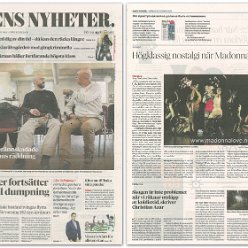2023 - October - Dagens nyheter - Hogklassig nostalgi nar Madonna intar Tele2 - Sweden