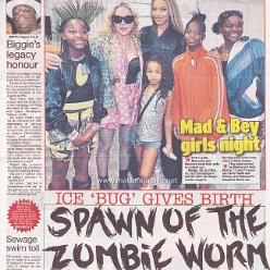 2023 - August - Daily Star - Mad & Bey girls night - UK