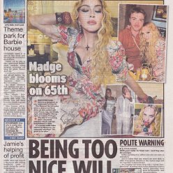 2023 - August - Daily Star - Madge blooms on 65th - UK