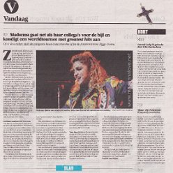 2023 - January - Volkskrant - Madonna gaat net als haar collega's voor de bijl - Holland