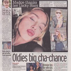 2023 - July - Daily Mirror - Madge thanks her Lucky Stars - UK