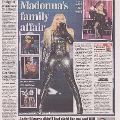 2023 - October - Daily Express - Madonna's family affair - UK