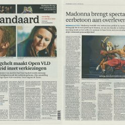 2023 - October - De Standaard - Madonna brengt spectaculair eerbetoon aan overleven - Belgium