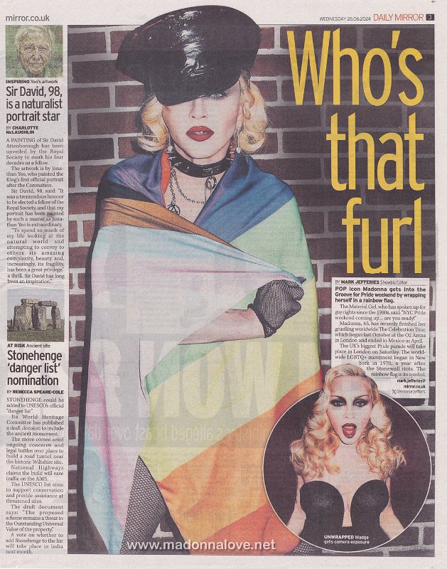 2024 - June - Daily Mirror - Who's that furl - UK