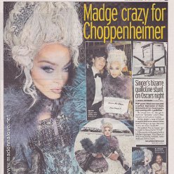 2024 - March - Daily Mirror - Madge crazy for Choppenheimer - UK