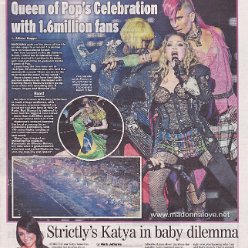 2024 - May - Daily Express - Queen of Pop’s Celebration with 1.6 million fans - UK