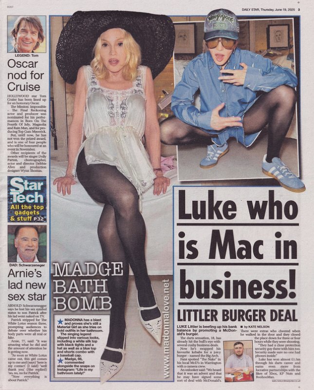 2025 - June - Daily Star - Madge bath bomb - UK
