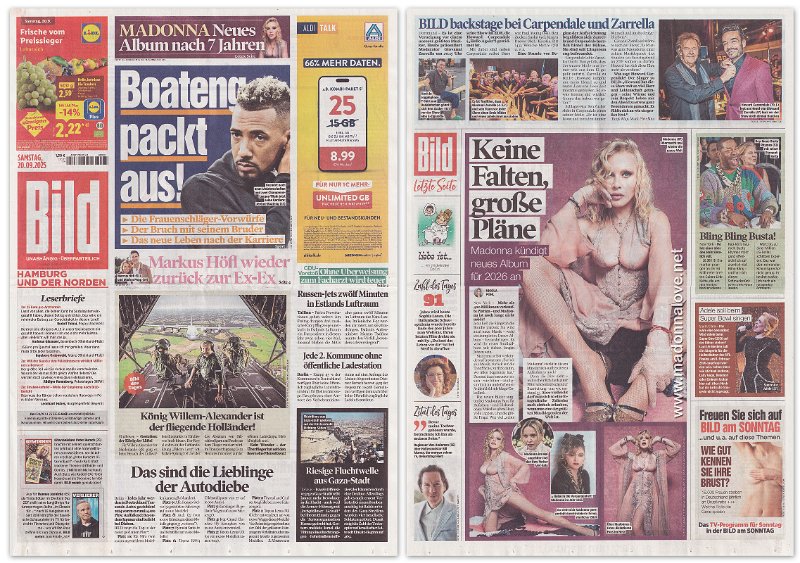 2025 - September - BILD - Keine falten grosse Plane - Germany