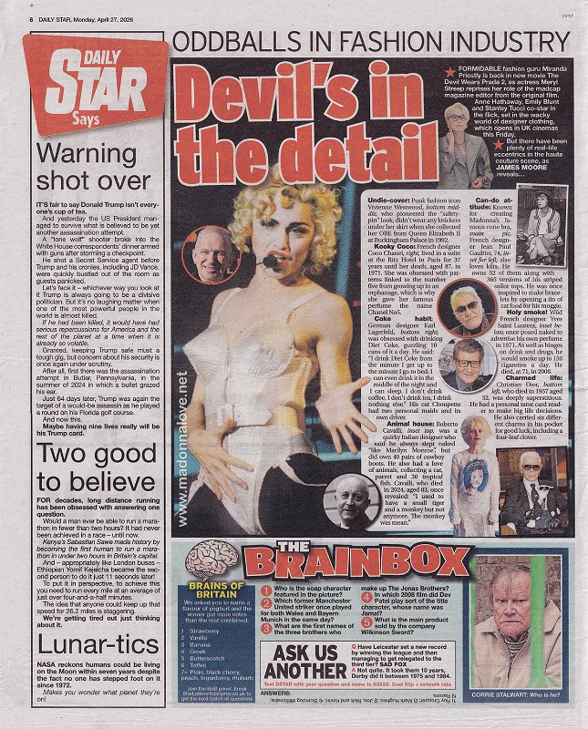 2026 - April - Daily Star - Devil's in the detail - UK