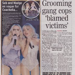 2026 - April - Sunday Express - Sab and Madge en vogue for Coachella - UK