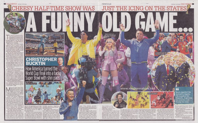 2026 - July - Daily Mirror - A funny old game… - UK
