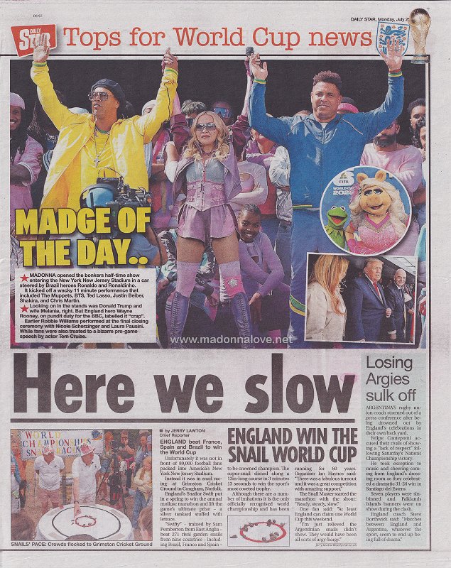 2026 - July - Daily Star - Madge of the day.. - UK