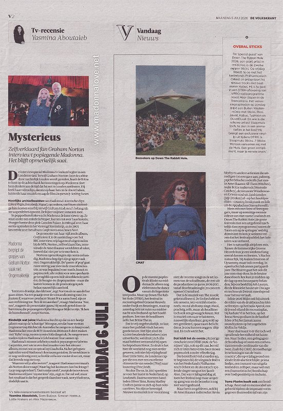 2026 - July - Volkskrant - Mysterieus - Holland