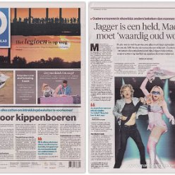 2026 - July - Eindhovens Dagblad - Jagger is een held 'Madonna moet waardig oud worden' - Holland