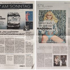 2026 - June - Welt am Sonntag - Immer noch im Bett mit Madonna - Germany