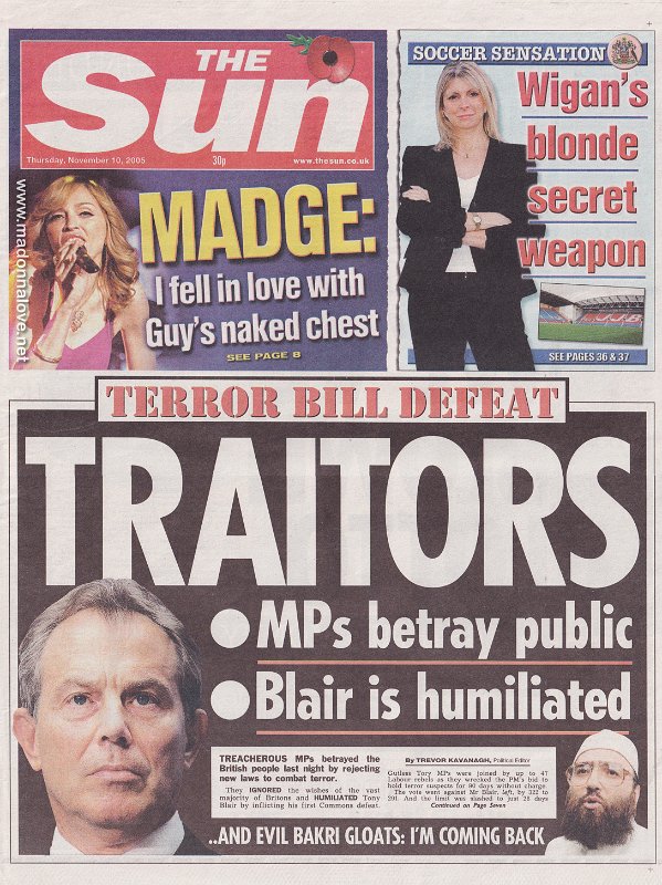 The Sun - 10 November 2005 - UK