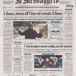 Il messaggero - 6 August 2006 - Italy