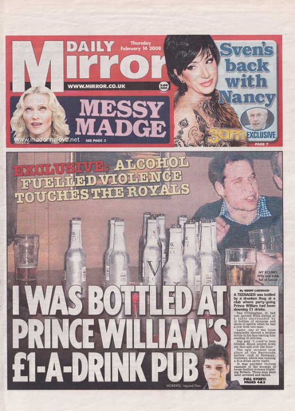 Daily Mirror - 14 February 2008 - UK