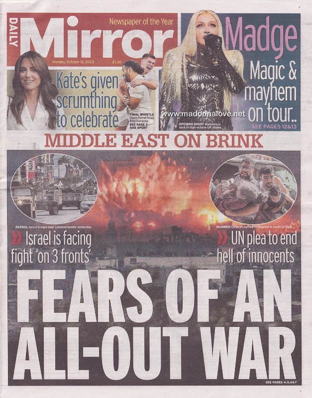 Daily Mirror - 16 October 2023 - UK